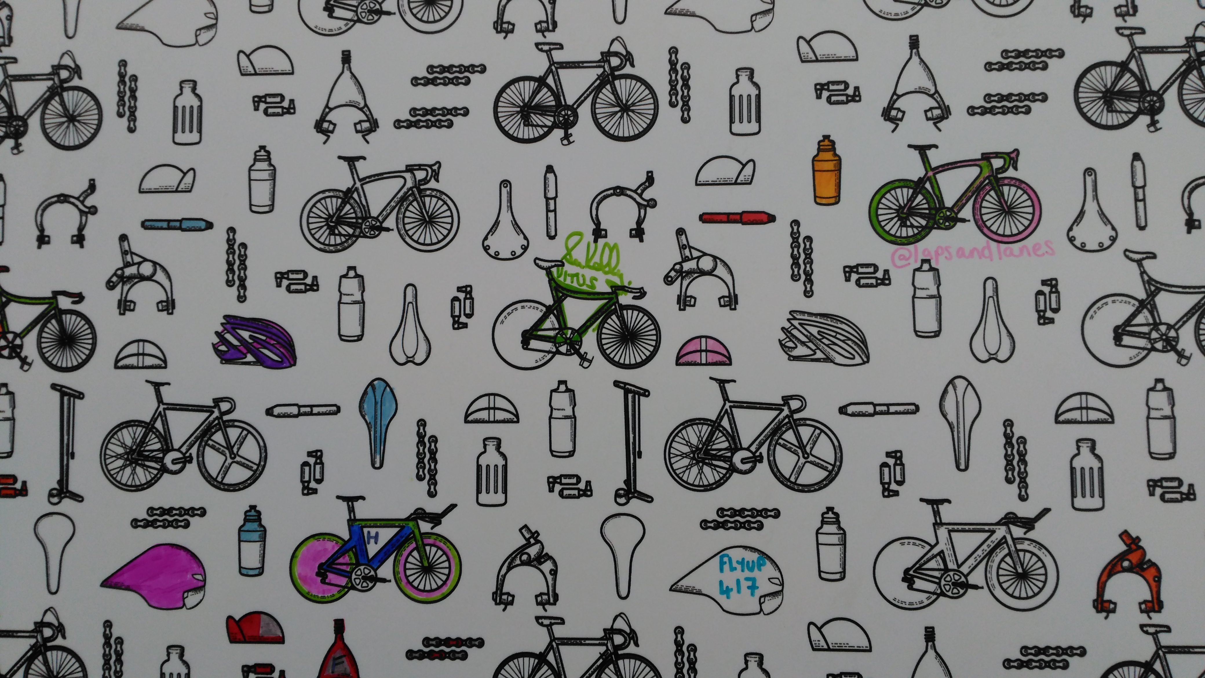 Wallpaper signed by Sean Kelly